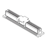 Molex PMC Mezzanine Series Straight Surface Mount PCB Socket, 64-Contact, 2-Row, 1mm Pitch, Solder Termination