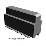 JAE WR Series Straight Surface Mount PCB Socket, 40-Contact, 2-Row, 0.5mm Pitch, Solder Termination