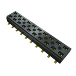 Samtec CLT Series Straight Surface Mount PCB Socket, 4-Contact, 2-Row, 2mm Pitch, Solder Termination