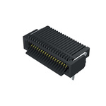 Samtec UEC5 Series Through Hole Mount PCB Socket, 2-Row, Solder Termination