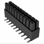 Samtec IPS1 Series Straight Through Hole Mount PCB Socket, 16-Contact, 2-Row, 2.54mm Pitch, Solder Termination