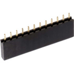 Wurth Elektronik WR-PHD Series Straight Through Hole Mount PCB Socket, 12-Contact, 1-Row, 2.54mm Pitch, Solder