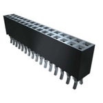 Samtec SSQ Series Straight Through Hole Mount PCB Socket, 9-Contact, 1-Row, 2.54mm Pitch, Through Hole Termination