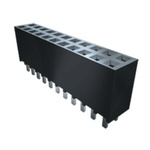 Samtec SSW Series Right Angle Through Hole Mount PCB Socket, 32-Contact, 2-Row, 2.54mm Pitch, Solder Termination