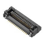 Molex FSB3 Series Vertical Surface Mount PCB Socket, 40-Contact, 2-Row, 0.4mm Pitch