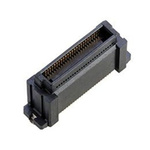 Amphenol Communications Solutions 10138651 Series Vertical Surface Mount PCB Socket, 50-Contact, 2-Row, 0.5mm Pitch,