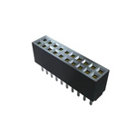 Samtec SFM Series Straight Surface Mount PCB Socket, 10-Contact, 2-Row, 1.27mm Pitch, Solder Termination