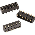 Wurth Elektronik WR-PHD Series Bottom Entry PCB Socket, 32-Contact, 2-Row, 2.54mm Pitch