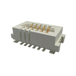 Amphenol Communications Solutions Conan Lite Series Vertical PCB Mount PCB Socket, 11-Contact, 1mm Pitch, Solder
