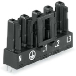 Wago 770 Series Straight PCB Mount PCB Socket, 5-Contact, 1-Row, 10mm Pitch, Cage Clamp Termination