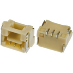 Molex CLIK-Mate Series Right Angle Surface Mount PCB Socket, 3-Contact, 1-Row, 1.25mm Pitch, Solder Termination
