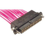 HARWIN Datamate J-Tek Series Straight Panel Mount PCB Socket, 42-Contact, 2-Row, 2mm Pitch, Crimp Termination