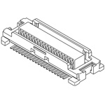 Molex SlimStack Series Straight Surface Mount PCB Socket, 60-Contact, 2-Row, 0.5mm Pitch, Solder Termination