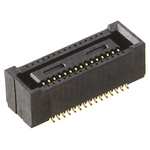 Hirose DF40 Series Straight Surface Mount PCB Socket, 30-Contact, 2-Row, 0.4mm Pitch, Solder Termination
