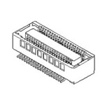 Molex Straight Surface Mount PCB Socket, 60-Contact, 2-Row, 0.4mm Pitch, Solder Termination