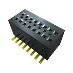 Samtec CLE Series Right Angle Surface Mount PCB Socket, 10-Contact, 2-Row, 0.8mm Pitch, Solder Termination