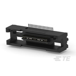 TE Connectivity MICTOR Series Straight Surface Mount PCB Socket, 38-Contact, 2-Row, 0.64mm Pitch, Solder Termination