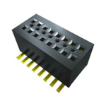 Samtec CLE Series Right Angle Surface Mount PCB Socket, 20-Contact, 2-Row, 0.8mm Pitch, Solder Termination