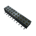 Samtec SMM Series Straight Surface Mount PCB Socket, 32-Contact, 2-Row, 2mm Pitch, Solder Termination