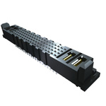 Samtec MPSC Series Right Angle Through Hole Mount PCB Socket, 26-Contact, 4-Row, 5mm Pitch, Solder Termination
