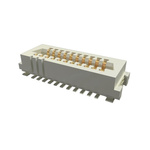 Amphenol Communications Solutions Conan Lite Series Straight, Vertical PCB Mount PCB Socket, 21-Contact, 1mm Pitch,