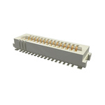 Amphenol Communications Solutions Conan Lite Series Straight, Vertical PCB Mount PCB Socket, 31-Contact, 1mm Pitch,
