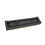 Amphenol Communications Solutions BergStak Series PCB Mount PCB Connector, 50-Contact, 2-Row, 0.4mm Pitch, Pin