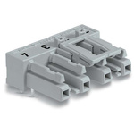 Wago 770 Series Angled PCB Mount PCB Socket, 4-Contact, 1-Row, 10mm Pitch, Cage Clamp Termination