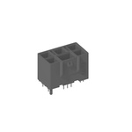 Amphenol Communications Solutions 10170709 Series Vertical Surface Mount PCB Connector, 6-Contact, 2-Row, Surface Mount