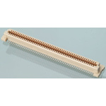 Amphenol Communications Solutions Bergstak Series Straight Surface Mount PCB Socket, 40-Contact, 2-Row, 0.8mm Pitch,