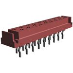 TE Connectivity Micro-MaTch Series Straight Through Hole Mount PCB Socket, 18-Contact, 2-Row, 2.54mm Pitch, Solder