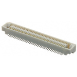 Hirose FX6 Series Straight Surface Mount PCB Socket, 80-Contact, 2-Row, 0.8mm Pitch, Solder Termination