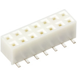 Hirose A3 Series Straight Surface Mount PCB Socket, 14-Contact, 2-Row, 2mm Pitch, Solder Termination