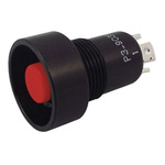 Otto Single Pole Double Throw (SPDT) Momentary Push Button Switch, IP64, IP68S, Panel Mount, 28 V dc, 115 V ac