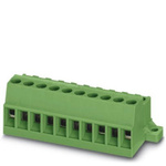 Phoenix Contact MVSTBU 2.5/ 5-STF Series PCB Terminal Block, 5-Contact, 5mm Pitch, Screw Termination