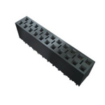 Samtec BCS Series Straight Through Hole Mount PCB Socket, 6-Contact, 2-Row, 2.54mm Pitch, Solder Termination