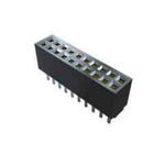 Samtec SFMC Series Straight Through Hole Mount PCB Socket, 4-Contact, 2-Row, 1.27mm Pitch, Solder Termination