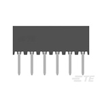 TE Connectivity AMPMODU Series Straight Through Hole Mount PCB Socket, 12-Contact, 2-Row, 2mm Pitch, Solder Termination
