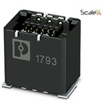 Phoenix Contact FP 0.8/ 32-FV-SH Series Surface Mount PCB Socket, 32-Contact, 2-Row, 0.8mm Pitch, Solder Termination