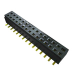 Samtec CLM Series Vertical Surface Mount PCB Socket, 7-Contact, 2-Row, 1mm Pitch, Press-In Termination