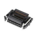Samtec FS5 Series Vertical Surface Mount PCB Socket, 15-Contact, 2-Row, 0.5mm Pitch, Press-In Termination