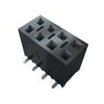 Samtec SSM Series Vertical Surface Mount PCB Socket, 12-Contact, 2-Row, 2.54mm Pitch, Solder Termination