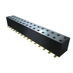 Samtec TLE Series Straight Surface Mount PCB Socket, 8-Contact, 2-Row, 2mm Pitch, Solder Termination