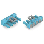 Wago 770 Series Angled PCB Mount PCB Socket, 5-Contact, 1-Row, 10mm Pitch, Cage Clamp Termination