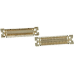 Hirose FX11 Series Straight Surface Mount PCB Socket, 80-Contact, 2-Row, 0.5mm Pitch, Solder Termination