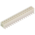 Hirose A3 Series Straight Surface Mount PCB Socket, 32-Contact, 2-Row, 2mm Pitch, Solder Termination