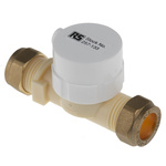 RS PRO Radial Flow Turbine Flow Meter for Liquid, 1.5 L/min Min, 30 L/min Max