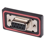 RS PRO 9 Way Panel Mount D-sub Connector Socket