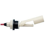 Gems Sensors LS-7 Series Horizontal Polypropylene Float Switch, Float, 610mm Cable, SPST NO/NC