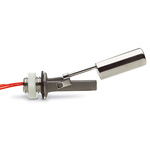 Gems Sensors LS-7 Series Horizontal Stainless Steel 316 Float Switch, Float, 610mm Cable, SPST NO/NC